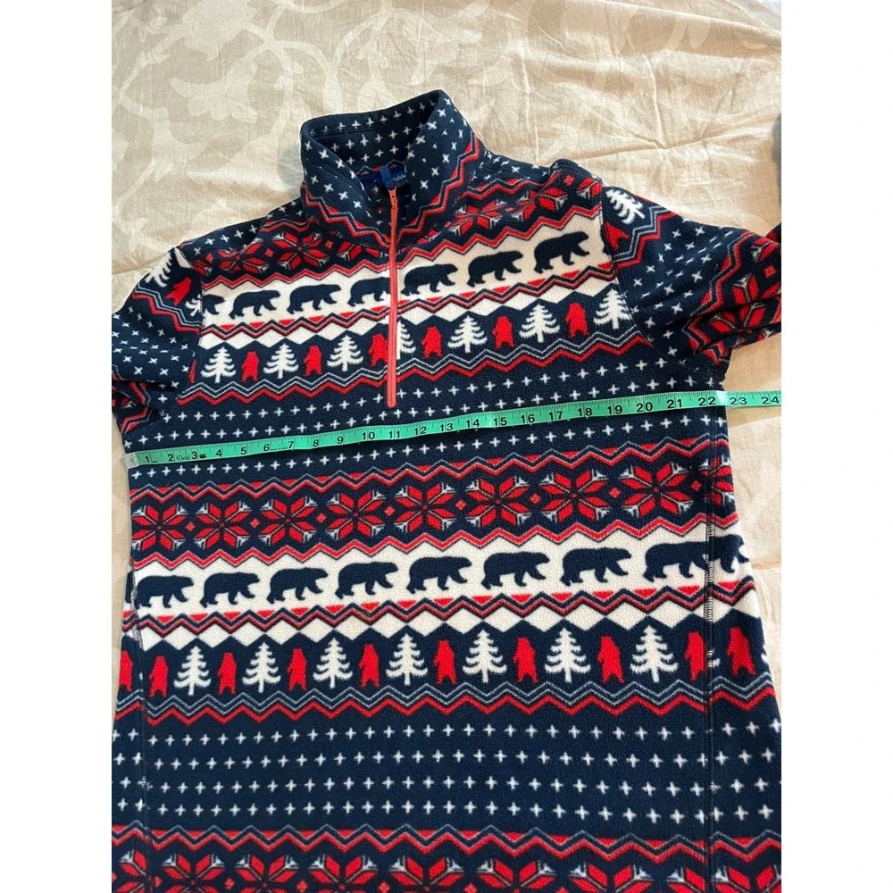 Chubbies 1/4 zip up‎ pullover fleece beary wild sweater holiday winter print